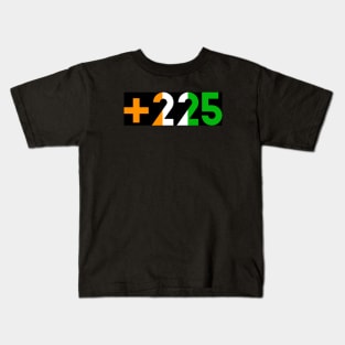 Cote d'Ivoire +225 Country calling code Kids T-Shirt